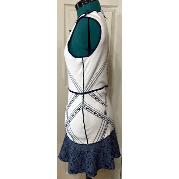 CeCe by Cynthia Steffe Brand Fit & Flare Dress Stretch Rayon Blend Women Size L - Picture 13 of 14